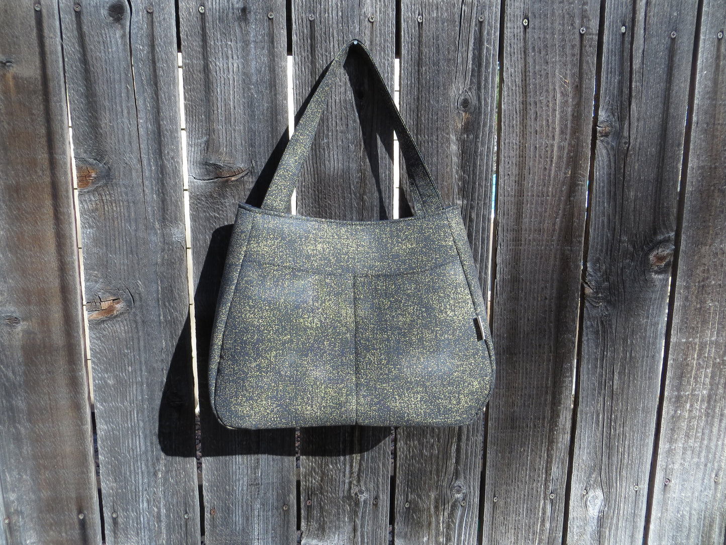 Gold Metallic Tote Bag